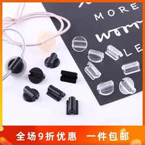 Handmade diy headrope accessories material plastic transparent leather band bowl button resin patch card deduction