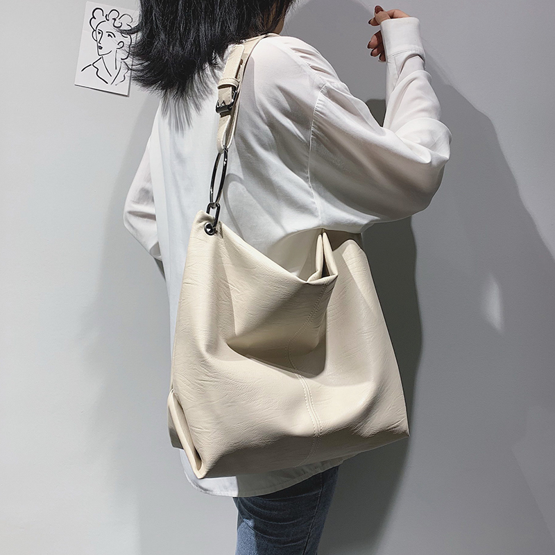 Hong Kong Tide Brand Big Bag Women's Bag 2020 New Fashion Versatile Simple Tote Bag Large Capacity Hand Shoulder Bag