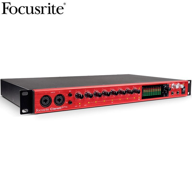 Focusrite Clarett 8Pre Clarett 8 Pre 18 In 20 Out Apple Lightning Sound Card