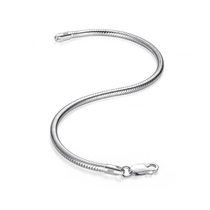 Sterling Silver Bracelet Mens Tide Single Mens Simple Style Snake Bone Fine Hand Decoration Boys Korean Tide Personality Hand Rope