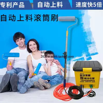 Semi-automatic New Brush coating expert paint wall paint brush roll machine electric roller machine tool brush