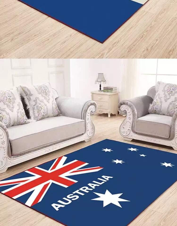 retro hình chữ nhật cá tính sáng tạo cờ Anh Union Jack thảm thảm phòng ngủ thảm bàn ghế sofa phòng khách Anh - Thảm thảm trải phòng khách