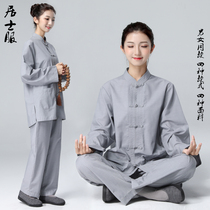 Buddhist Dharma meeting supplies cotton meditation monk clothes monk clothes men and women Four Seasons spring summer autumn and winter models