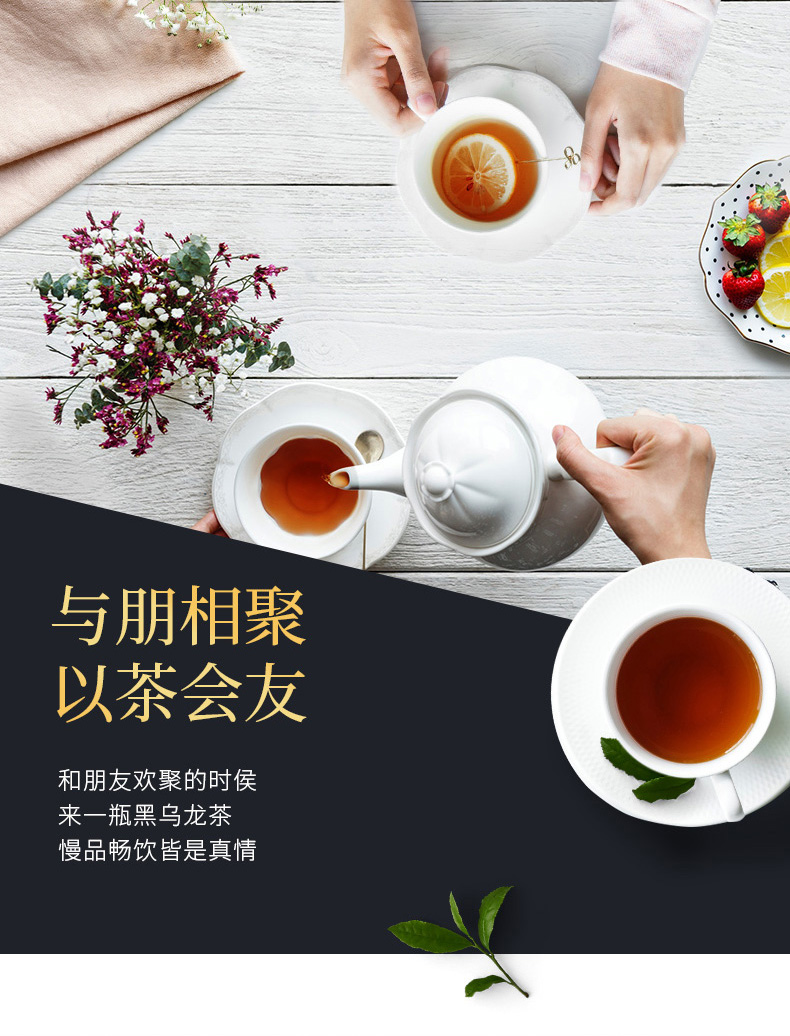 三得利 无糖黑乌龙茶 349ml*24瓶 高浓度茶多酚 图4