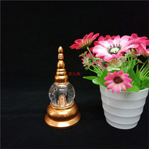 Tibetan Buddhism Lotus Seed Tower Large Size Crystal Buddha Tasholitta Transparent Little Buddha Towers
