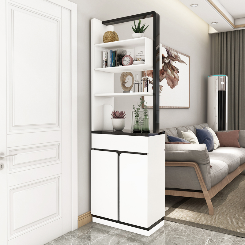 Entry into the family Xuan Cabinet Shoes Cabinet Integrated Small Family room Living Room Cubicle modern minimalist Wine Cabinet Sofa Side Cabinets Shelter Screens