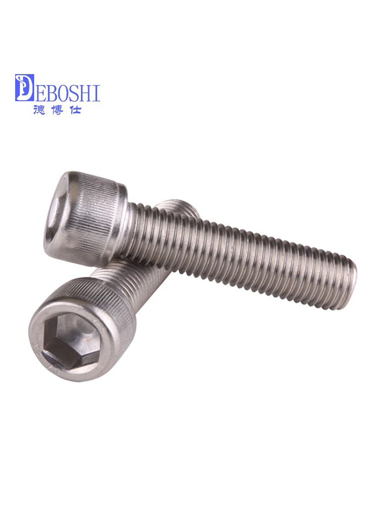 (M6M8) Full tooth 304 stainless steel cylindrical cup head hexagon bolt screw Debosse