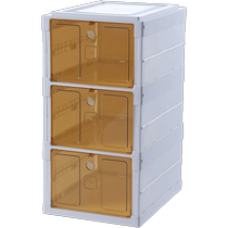 Armoire à chaussures en pliage Une traction est utilisée sans coffret de chaussures coffret de chaussures Maison dhabitation Chaussures multicouches contenant une petite section étroite étanches à la poussière