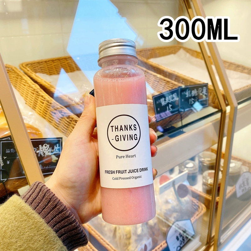 250-360-400-500ml PP chai nhựa chịu nhiệt độ cao chai nước giải khát uống nóng chai trà sữa nhà hàng chai mang đi