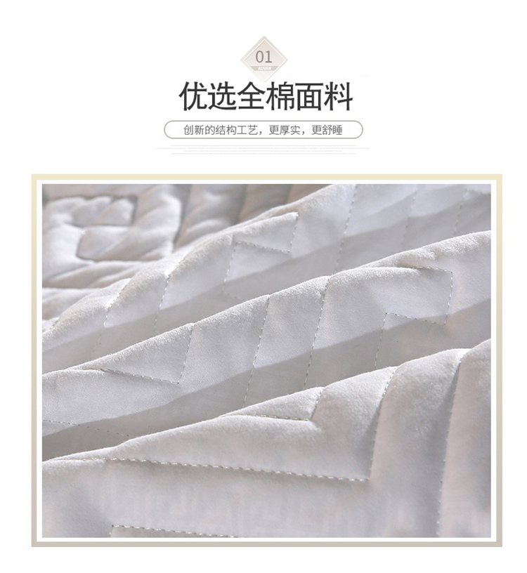 Giường cotton tùy chỉnh chăn bông trải giường đơn miếng bông dày Simmons nệm bảo vệ chống trượt thảm 1.8m Ga chun chần Everon