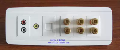 118 four-position panel switch socket XLR USB lotus head Audio video BNC monitoring DC power supply