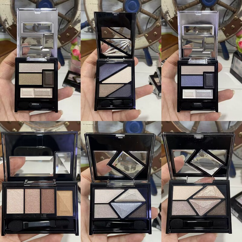 Japanese K Brand Dark Night Shine/Metallic Light/Gradient Design/Three-Dimensional Brown Shadow Eyeshadow Palette Core Eyeshadow