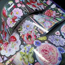 Prolific corpora Xin sweet mushrooms crystal pet and paper hand tent Duct Tape Split Red Mushroom made View Hand ledger Collage Collage