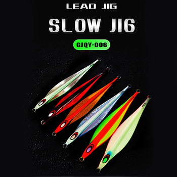 Jigging Lure for Deep Sea Slow Jigging, Fast Sinking Artificial Lure for Sea Fishing, Boat Fishing, Jigging Bare Lure, Lead Fish Lure, Jigging Lead Lure