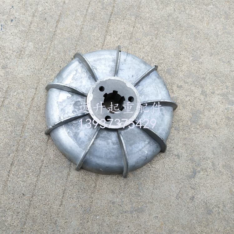 0  4KW Nanjing motor fan blade brake wheel brake wheel brake disc flat brake wheel conical motor accessories 6 keys 20mm-Taobao