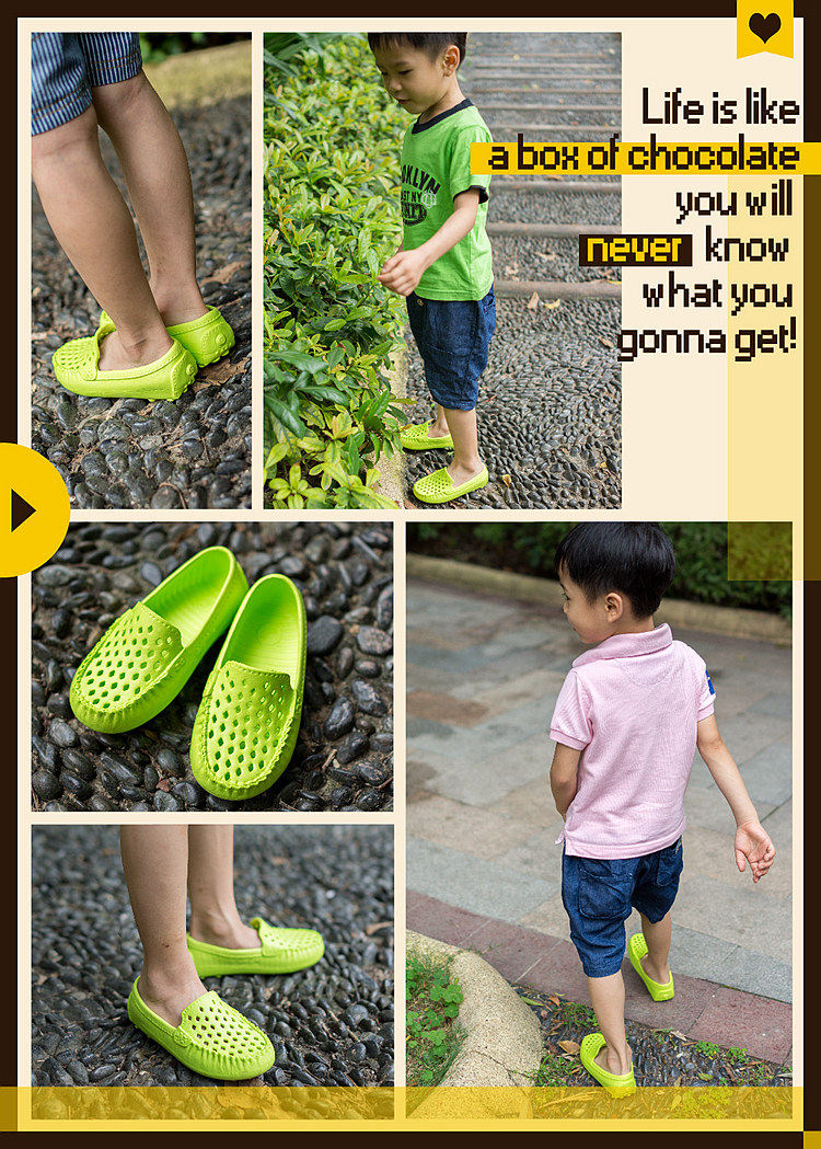 Sandales enfants en EVA KIDB Baotou creux pour été - semelle mousse - Ref 1053475 Image 10