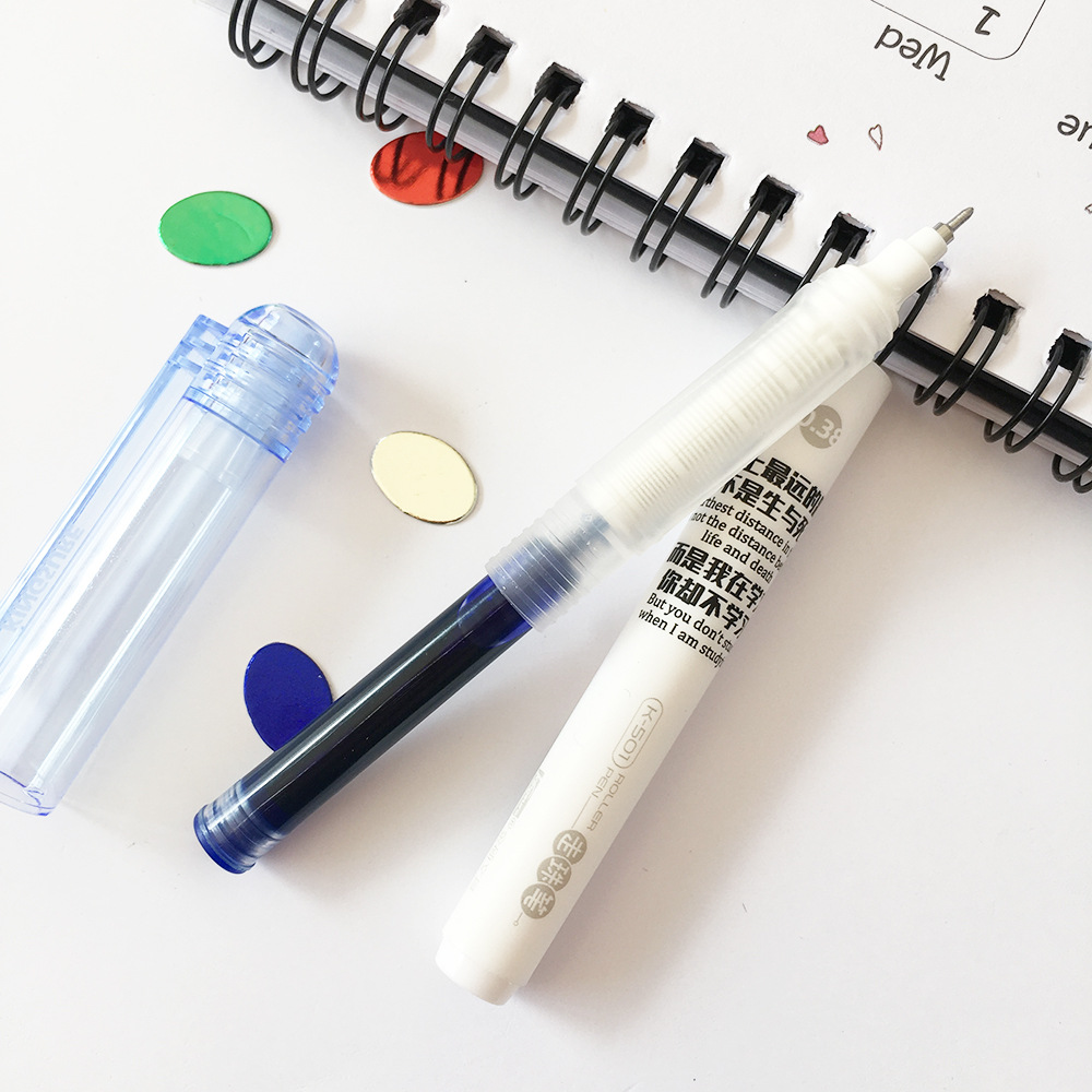 Jinshu k - 501 pupil water - based ball pen pen sign pen pen in the positively changing pen - neutral pen ink sac
