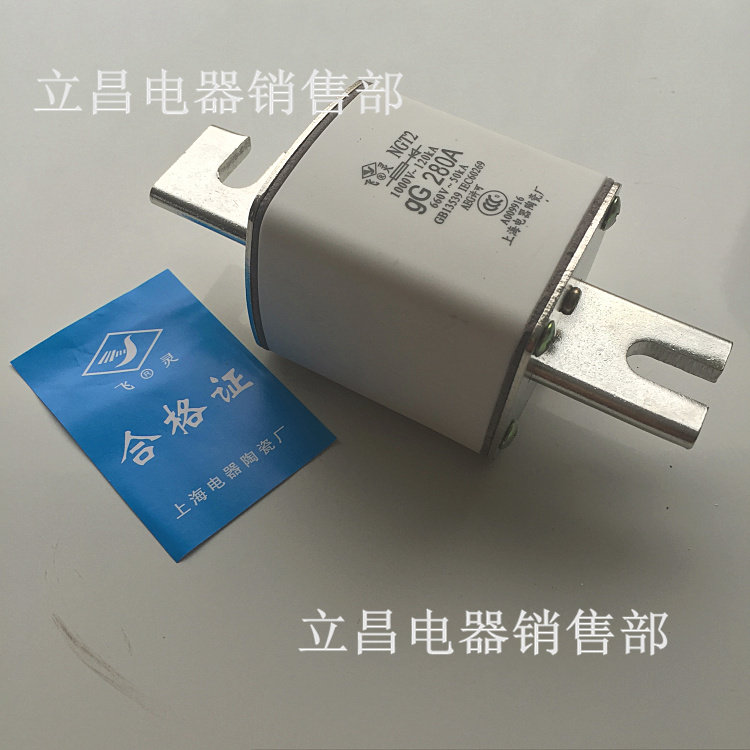 Shanghai Electric Ceramics Factory fast fuse NGT2-315A 350A 400A hook fuse core