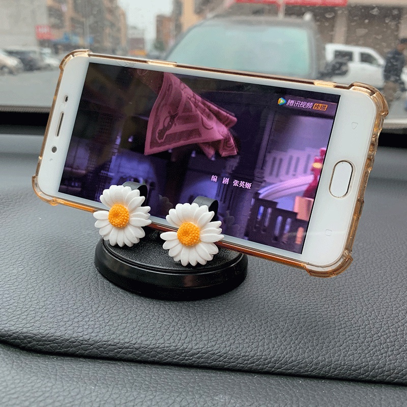 Cute Car Phone Holder for Dashboard, Multifunctional Universal Cartoon Car Mount for Navigation Support