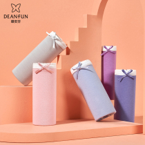 Butterfly Anfen Lady Underwear Woman Xinjiang Pure Cotton Girl Antibacterial Mid-Waist Pro-Skin Soft And Breathable Triangle Pants Lace Lace