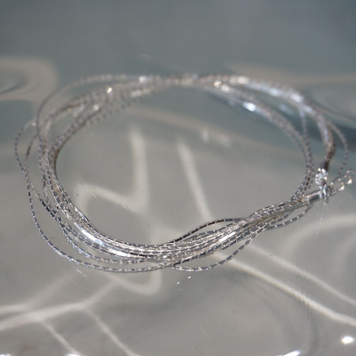 This Accessories 2022 Spring Summer Fashion personality Galactic world Multi-laminated wearing 925 pure silver bestie couple lock bone chain