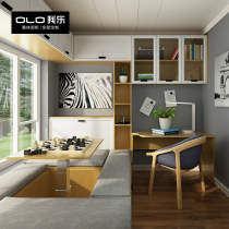  I le American Bordeaux whole house custom cabinet Open bedroom overall wardrobe cloakroom Tatami deposit