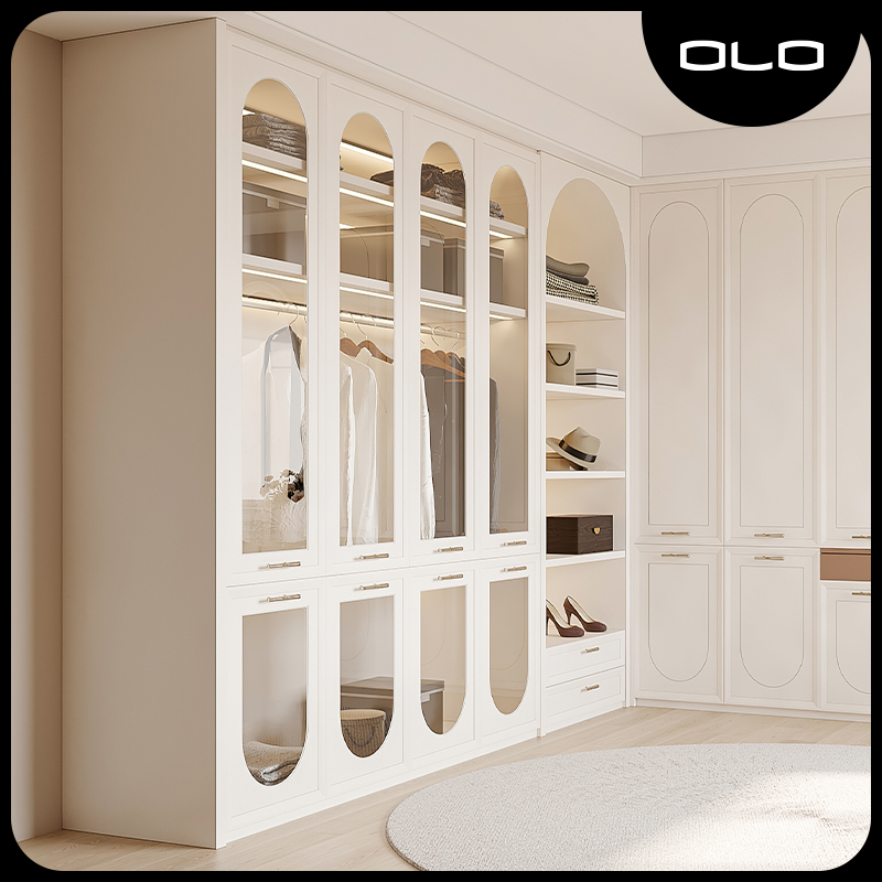(I LeJenny series) Full house Custom wardrobe furniture overall cloakroom one to top open bedroom-Taobao