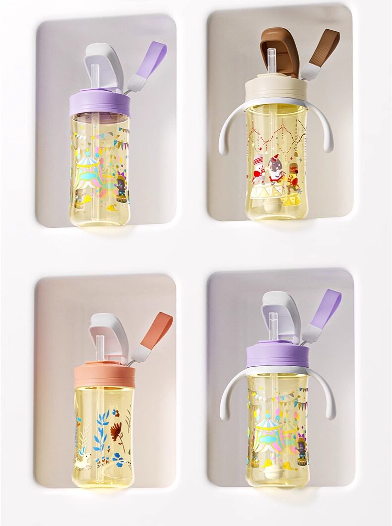 Крышка для бутылочек 安配水杯盖适配贝亲第3代奶瓶配件宽口奶瓶转换头直饮吸管重力球 Residential distribution