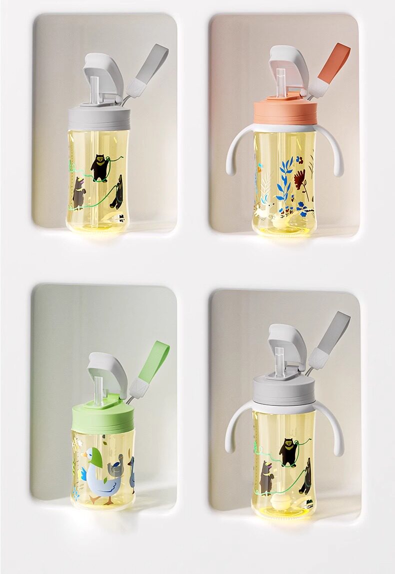 Крышка для бутылочек 安配水杯盖适配贝亲第3代奶瓶配件宽口奶瓶转换头直饮吸管重力球 Residential distribution