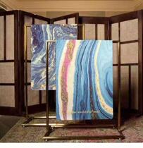 Natural Rubber Suede Suede 1mm Ultrathin Portable Yoga Mat Towels Anti Slip Foldable Fitness Yoga