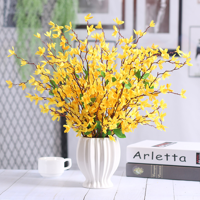 Emulated flower dancing Lansitting room suit for welcome spring flower fake flower rose dry flower and silk flower table decoration swaying decoration fake flowers big