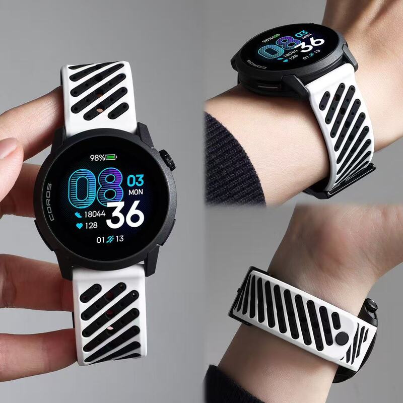 Suitable for Huami Amazfit Trex3 Pro Breathable Strap Gtr4 Waterproof Sports Balance Two-Color Strap Suitable for Huami Amazfit Trex3 Pro Breathable Strap Gtr4 Waterproof Sports Balance Two-Color Strap