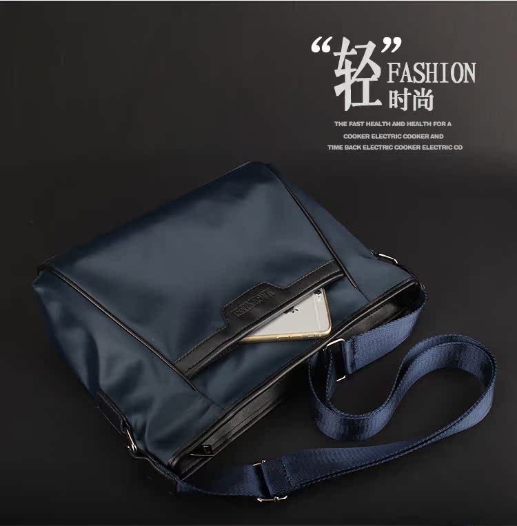 Túi đeo vai nam Magnifi Túi vải Oxford túi chéo kinh doanh bình thường nam triều đích thực Túi Messenger - Túi của con người túi dior chính hãng