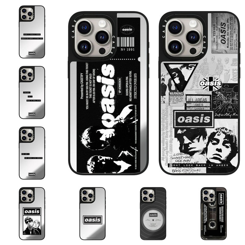 C Brand Collaboration with Oasis Band Poster Cover Mirror Case Suitable for iPhone 17 Pro Max, Apple 17 Pro Magsafe, 16 Plus Magnetic Case, 15 Record Case, 14 Magnetic Case, 13 Phone Case, 12 C Brand Collaboration with Oasis Band Poster Cover Mirror Case Suitable for iPhone 17 Pro Max, Apple 17 Pro Magsafe, 16 Plus Magnetic Case, 15 Record Case, 14 Magnetic Case, 13 Phone Case, 12