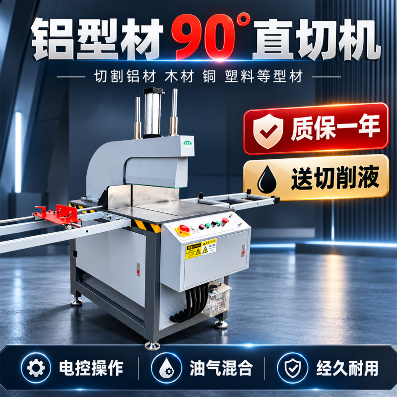 Aluminum and Copper Cutting Machine, 90-Degree Straight Cut Aluminum Alloy Cutting Machine, Angle Profile Cutting Machine, Precision Heavy-Duty Cutting Saw