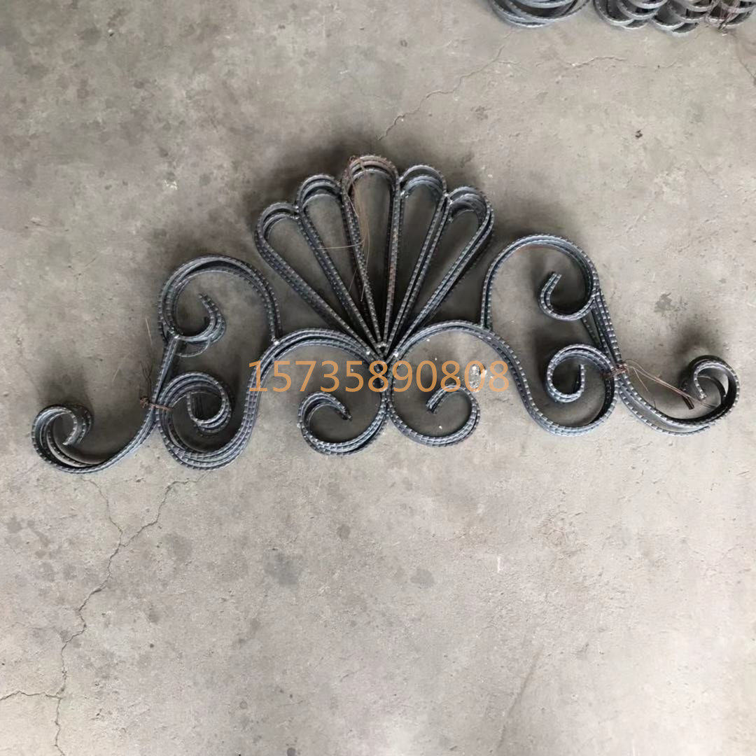 Iron accessories gate parts forging flower plate door flower iron door flower flower flower