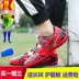 Giày bóng đá nam và nữ học sinh tiểu học AG bị gãy móng mùa hè thoáng khí chống trượt đào tạo thi đấu Velcro trẻ em - Giày bóng đá