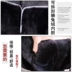Quần da nam cộng với nhung lông dày một chiếc quần cotton rex trung niên lông thỏ cỡ lớn lỏng lẻo quần mùa đông