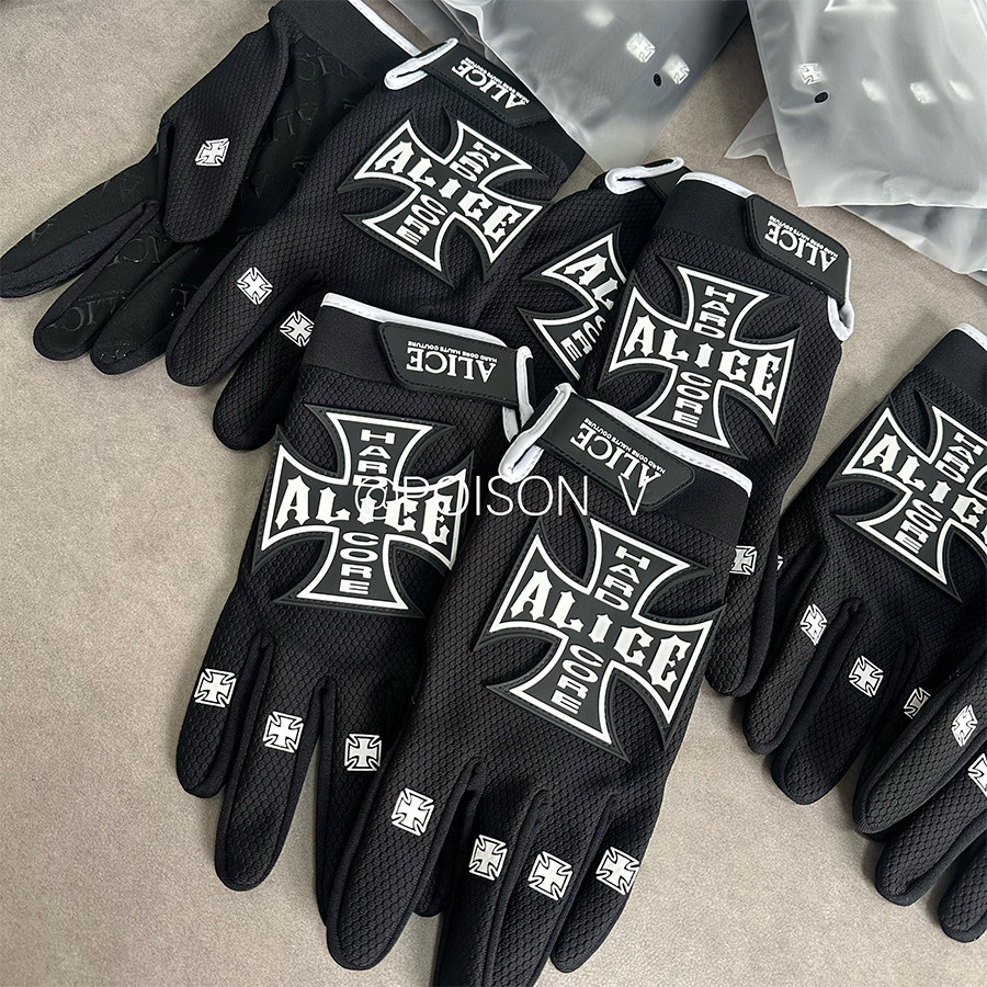 world.taobao.com: alice hollywood cross logo motorcycle gloves