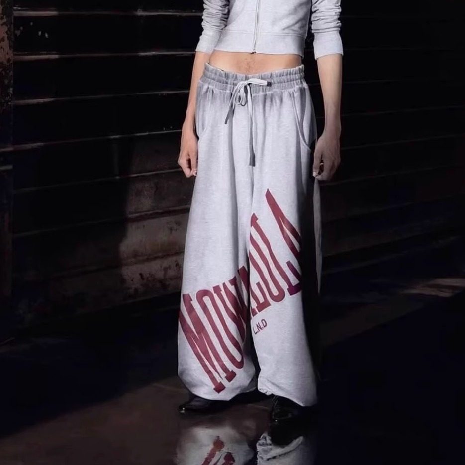 パンツ MOWALOLA STAMP JOGGERS GREY Buy Mowalola Stamp Joggers 'Grey' - 05083 1SS2405MSJG GREY | GOAT