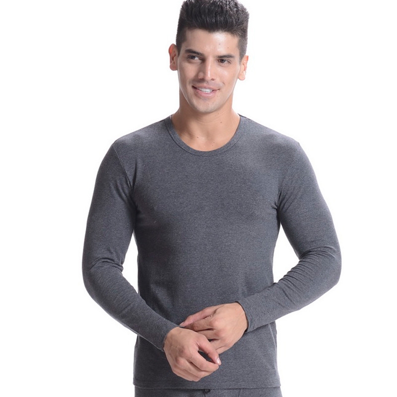 Comfortable Autumn Clothes and Pants, Round-Neck Lycra Cotton Thermal Underwear, Cotton Sweater, Cold-Proof, Thin, Close-Fitting, Skin-Friendly, German Comfortable Autumn Clothes and Pants, Round-Neck Lycra Cotton Thermal Underwear, Cotton Sweater, Cold-Proof, Thin, Close-Fitting, Skin-Friendly, German