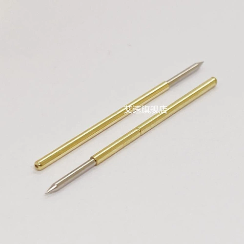 Игла для проверки зонда PL75-B1, наконечник p111, наперсток 1,0 мм, пружинная игла, общая длина 33,35 мм, головка 0,74 мм