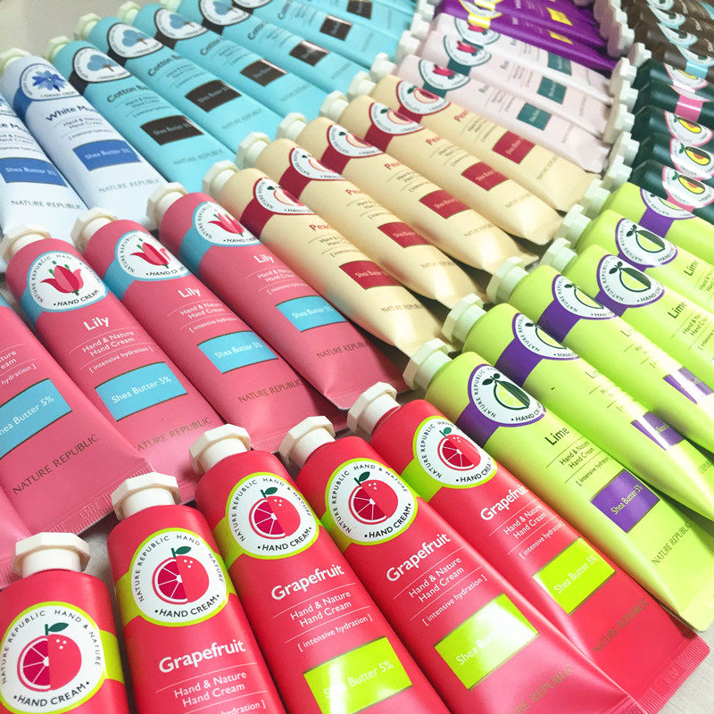 Recommended Korea NatureRepublic Natural Paradise Hand and Natural Hand Cream Four Seasons Care of Loved Hands