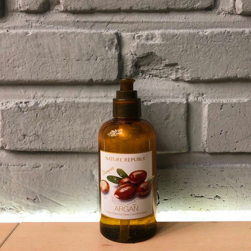 Korean counter NATUREREPUBLIC Natural Paradise Moroccan Argan Oil Essence Deep Repair Shampoo