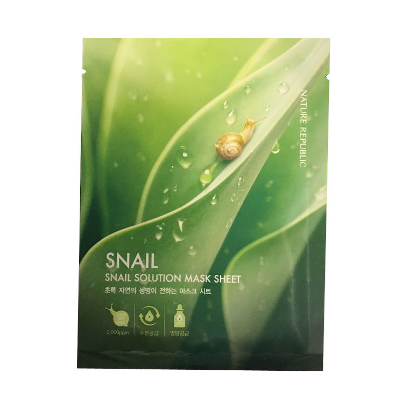 Korea NatureRepublic Natural Paradise Snail Original Moisture Moisturizing Mask Gift Pack 10 Pieces