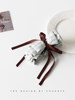 Kawano Korean niche design creative blue butterfly machine hairpin for women high-quality fashionable banana clip headwear