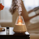 AromaHumidifier Water Mist Night Light Aromatherapy Humidifier Desktop ເຄື່ອງ Aromatherapy ການຕົກແຕ່ງເຮືອນ