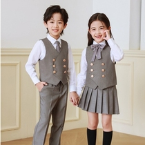 61 childrens choral performance to serve primary school children reciting competition clothes 1st grade class clothes speech gown male girl