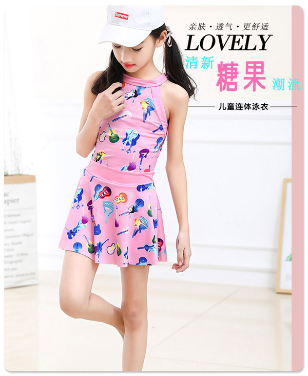 Đồ bơi mới cho bé gái lớn trẻ em phiên bản Hàn Quốc của kiểu váy xẻ boxer cho bé một mảnh áo tắm cho bé gái áo tắm - Bộ đồ bơi của Kid đồ bơi cho bé gái 12 tuổi