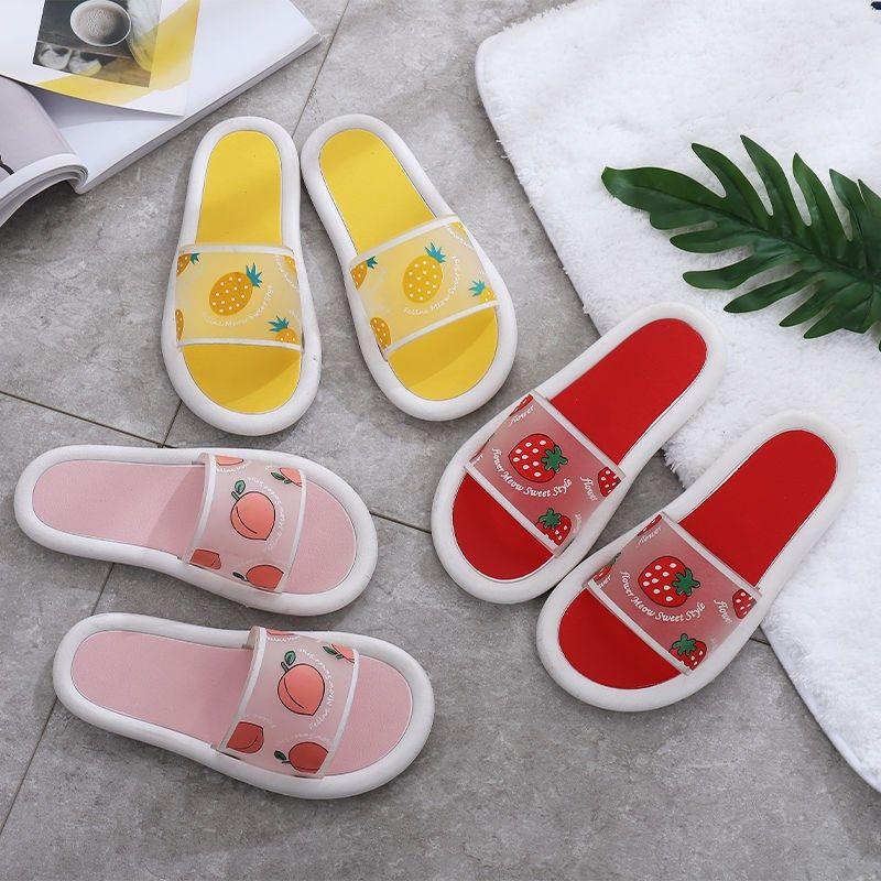 2020 slippers Han version Bathroom Outside with sandals Couple Summer Non-slip Bathroom Students Fashion Bathing Home